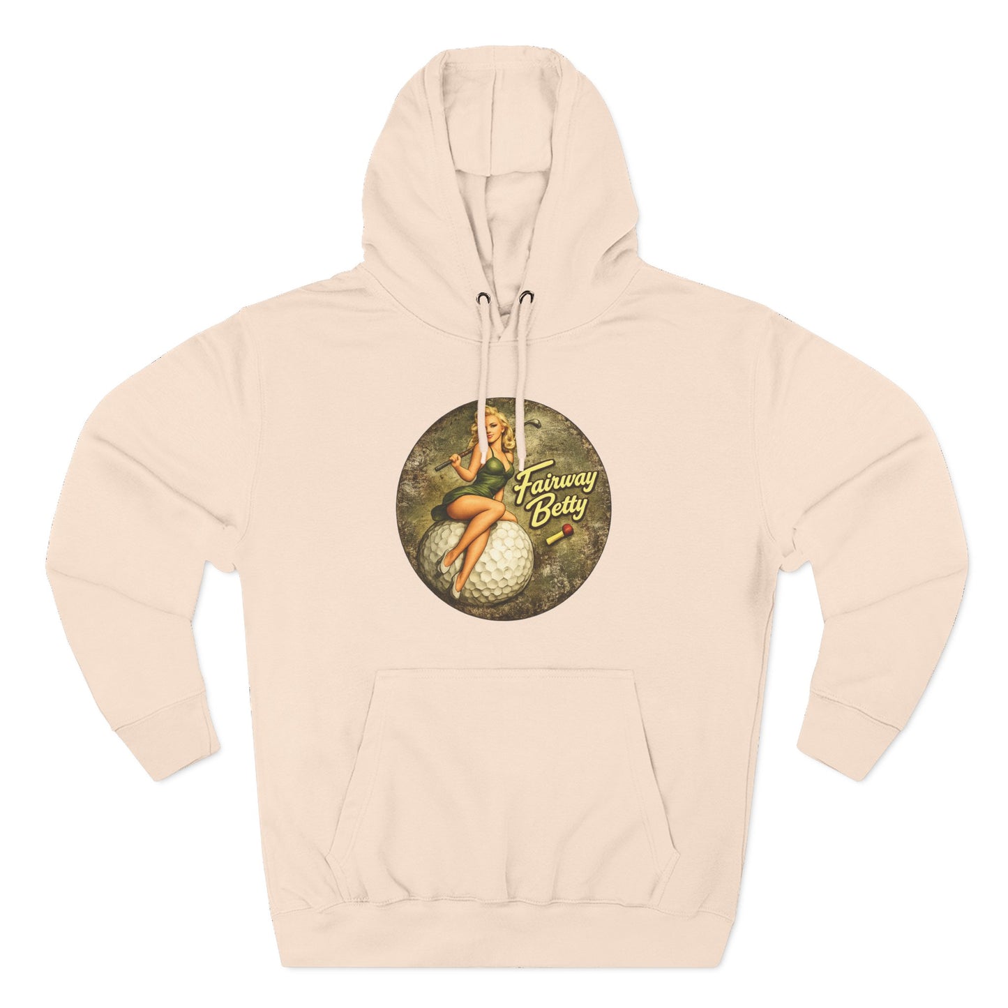 Fairway Betty Vintage Pinup Hoodie