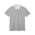 Into The Unknown Alien Golf Polo Shirt Silver/White