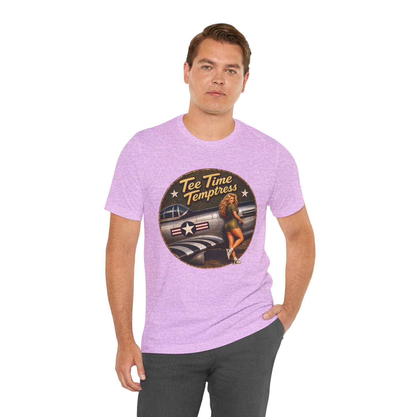 Tee Time Temptress Vintage Pin-Up Tee