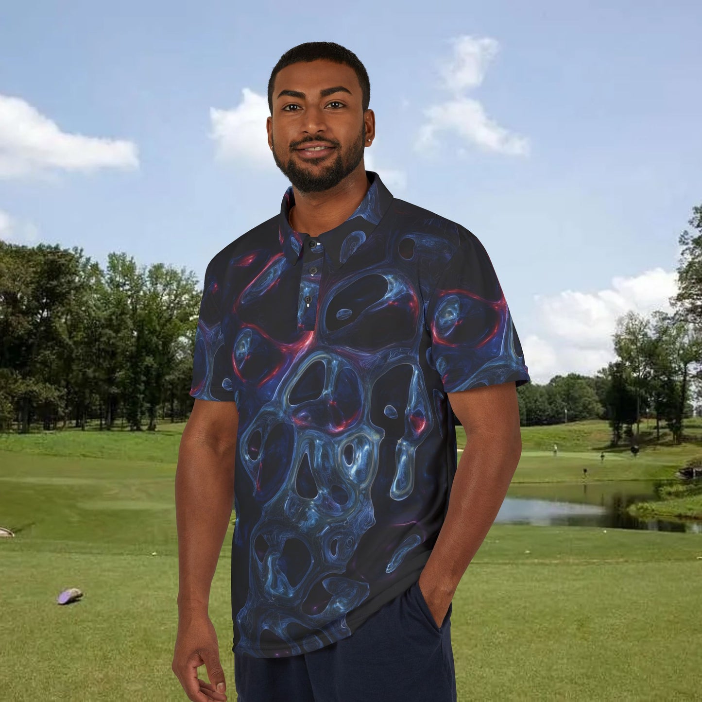 Phantom Orbit Performance Golf Polo