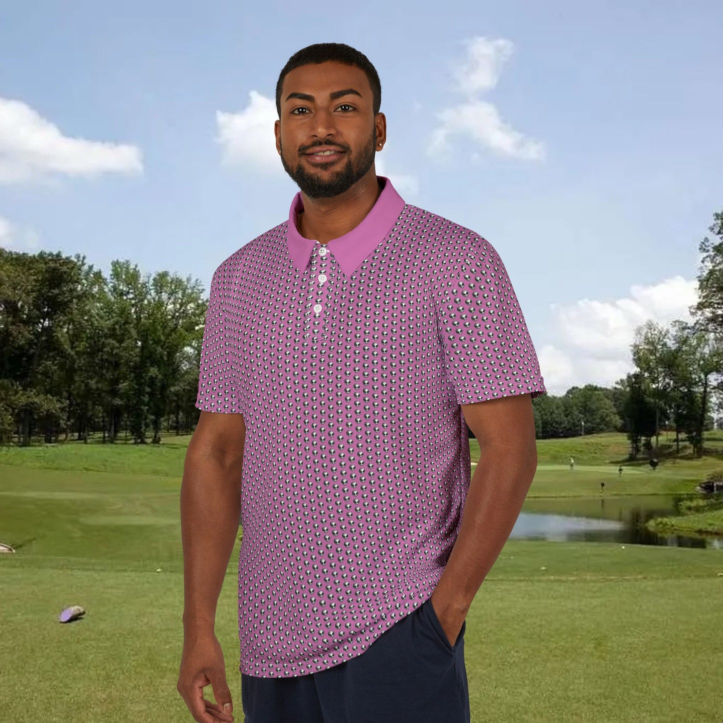 Alien Performance Golf Polo Shirt